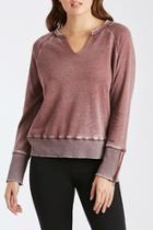  Anya Burnout Long-sleeve Crew Neck Pullover