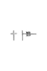  Silver Cross Studs