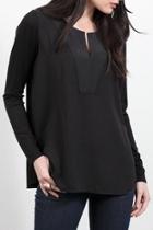  Split V-neck Tee