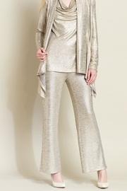  Metallic Side-slit Pant