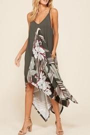  Sleeveless Sweetheart Uneven-dress