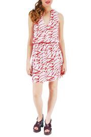  Patterned Satin Dress