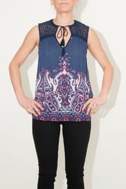  Mirage Tie-front Top