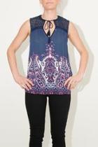  Mirage Tie-front Top