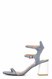  Denim Projection Heel