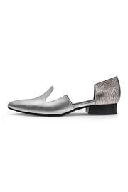  Karla Lizard Silver Flat