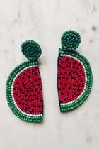  Watermelon Beaded Earrings