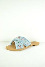 Denim Rhinestone Sandal