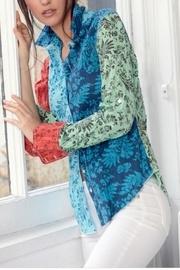 Patchwork Crinkle Shirt
