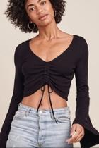  Rouched Front Top