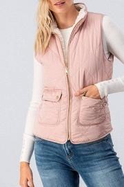  Reversible Quilted/sherpa Vest