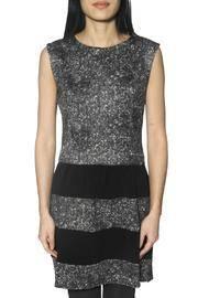  Grey Print Mini Dress