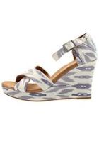  Ikat Strappy Wedge