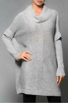  Speckled Poncho Sweater