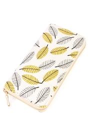  Yellow Grey Zipper Wallet
