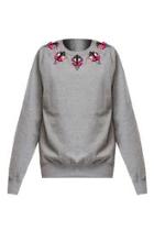  Embroidered Neckline Sweater