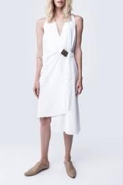  White Narda Wrap Dress