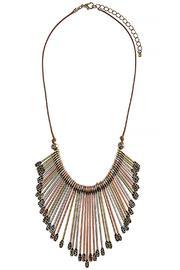  Fringe Bib Necklace