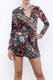  Long Sleeve Keyhole Romper