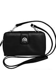  Black Leather Crossbody