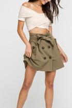  Olive Button Skirt