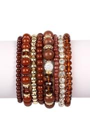  Glam-multi-bead Bracelet Set