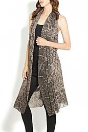 Multifabric Lace Vest