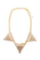  Triangle Gold Necklace