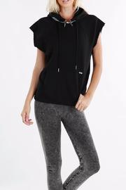  Raw-edge Pullover Hoodie