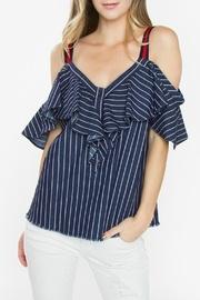  Antonella Stripe Denim-top