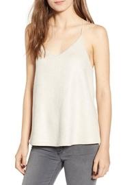  Micro-stud Faux-suede Camisole