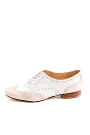 Handmade White Italian Brogue
