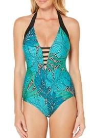  Plunge Halter Maillot Swimwear