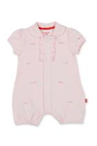  Pink Narwhal Polo Romper