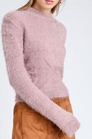  Fuzzy Mauve Sweater