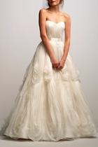  Strapless Silk Organza Dress