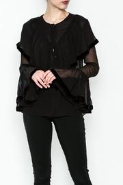  Crinkle Sheer Blouse