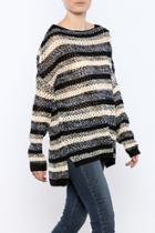  Bluesy Stripe Sweater