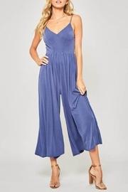 Blue Modal Strappy-jumpsuit