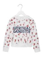  Rosette Crewneck Pullover