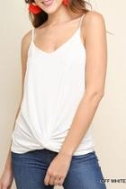  Front Knot Tank-top