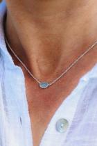  Teardrop Stone Necklace