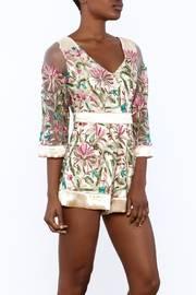 Floral Mesh Romper