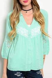  Jade Floral Top