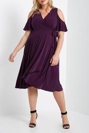 Plum Wrap Dress