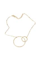  Interlocking Hoop Necklae