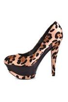  Leopard Satin Shoes