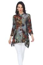  Floral Tunic Jacket