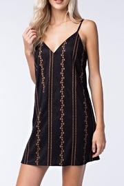  Stripe Patterned Dress