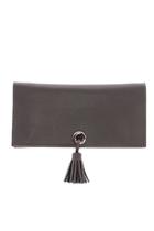  Taupe Clutch With Tassel